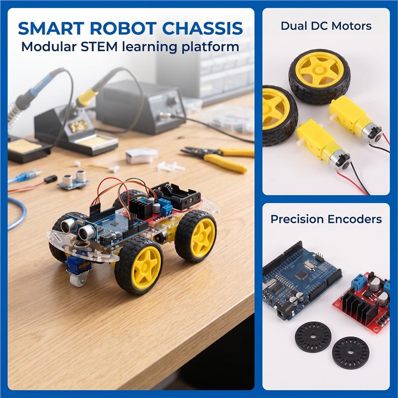 ABXE-Smart Robot Car Chassis K - Arduino Kit review and price
