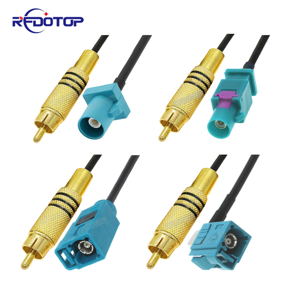 1Pcs RCA Male Plug to Fakra Z  - Pi Camera Cable review and price