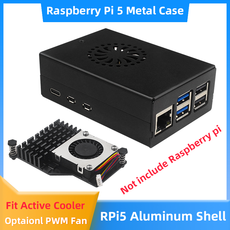 Raspberry Pi 5 Aluminum Alloy  - Pi 5 Case review and price