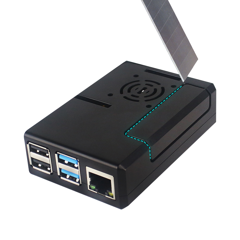 Raspberry Pi ABS Case Black Pl - Pi 4 Case review and price